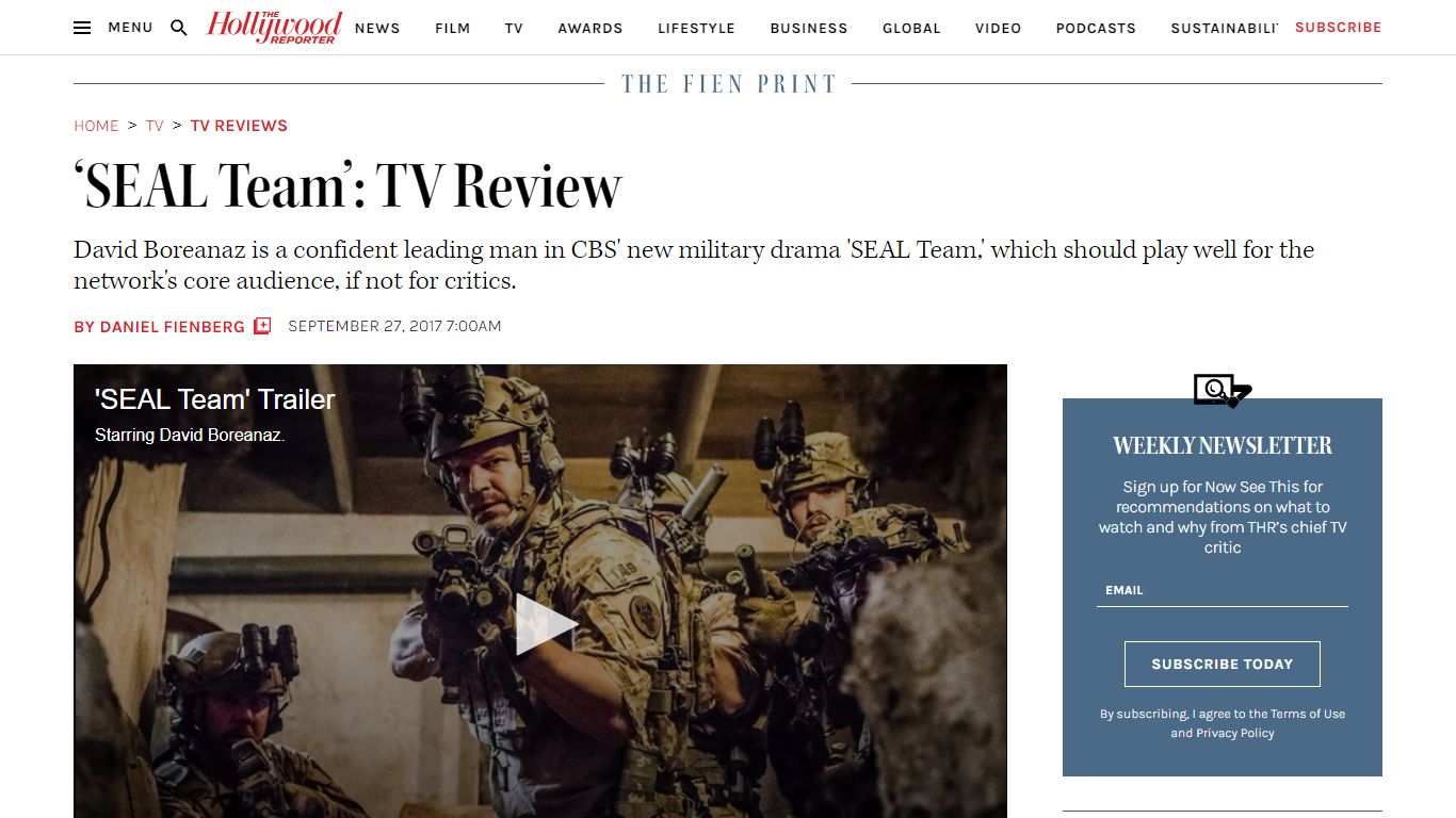 ‘SEAL Team’ Review – The Hollywood Reporter